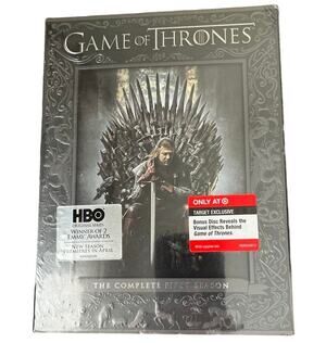Game of Thrones Complete Season 1 DVD Sealed Target Exclusive Bonus Disc HBO